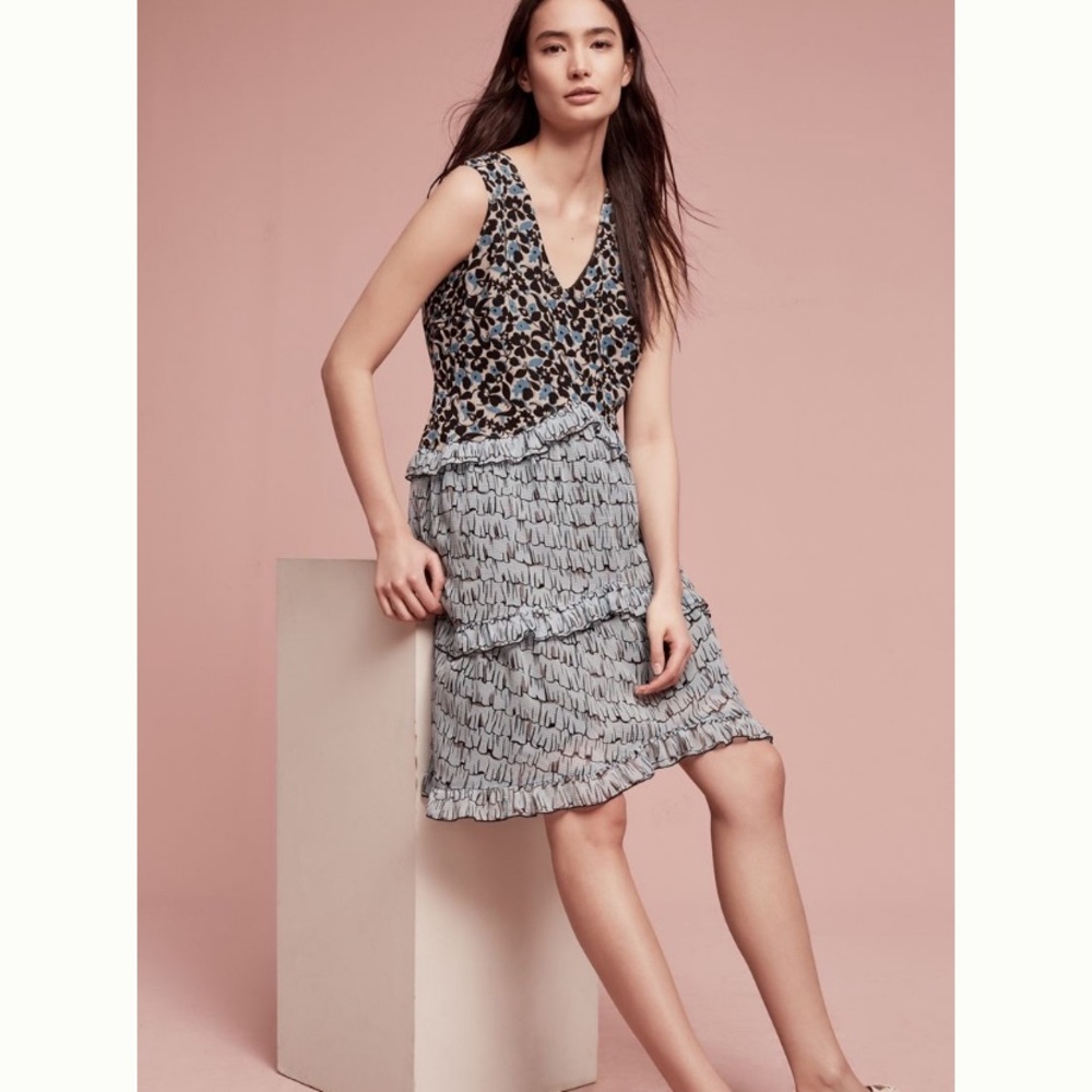 ANNA SUI from Anthropologie petite silk dress
